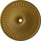 Ekena Millwork Galveston Ceiling Medallion (Fits Canopies up to 5 7/8"), 51"OD x 3 5/8"ID x 3 3/8"P, Gold CM51GLGLS - alternate 1